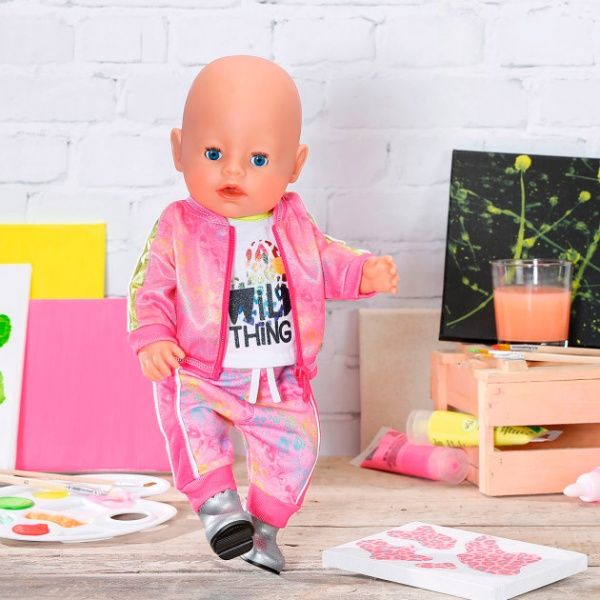 Набір Zapf одягу для ляльки Baby Born Трендовий Рожевий 828335