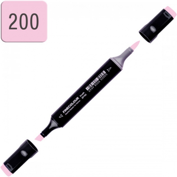 Маркер спиртовий FINECOLOUR EF102-200 м'який рожевий 