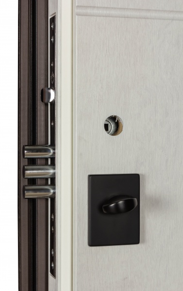 Двері вхідні К-8 (квадро) 539/237 mamba morion / рустик авиньйон блан 2050x950 мм ліві