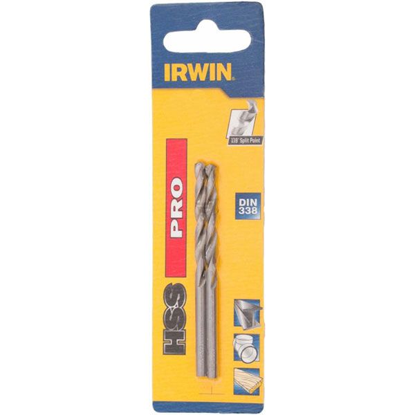 Сверло по металлу Irwin HSS PRO 43x75 мм 2 шт. 4 мм 2 шт. 10502384