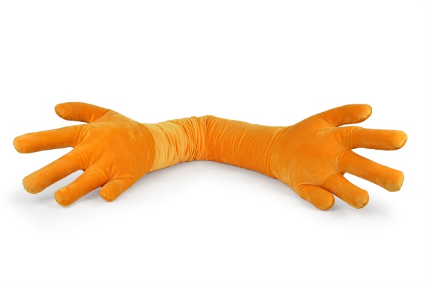 Подушка декоративная Руки обнимашки 30x172 см оранжевый WP Merchandise 