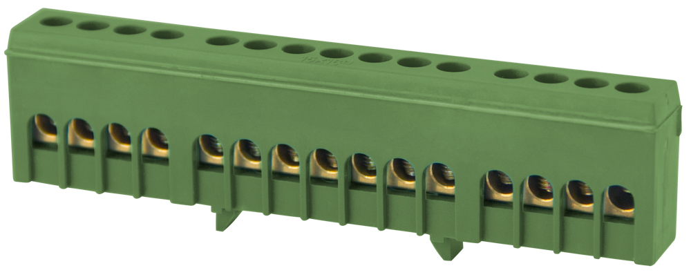 Нульова шина з ізолятором на DIN-рейку E.NEXT e.bsi.pro.1.15 p0650016