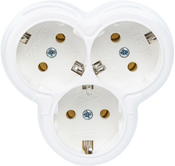 Разветвитель Borsan BR 1514 белый