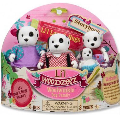 Ігровий набір Li'l Woodzeez Сім'я Собак 6157M 