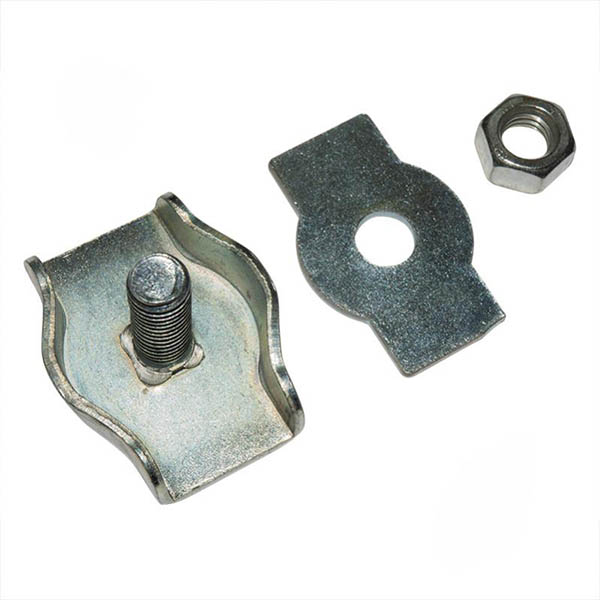 Затискач для троса одинарний 8 мм