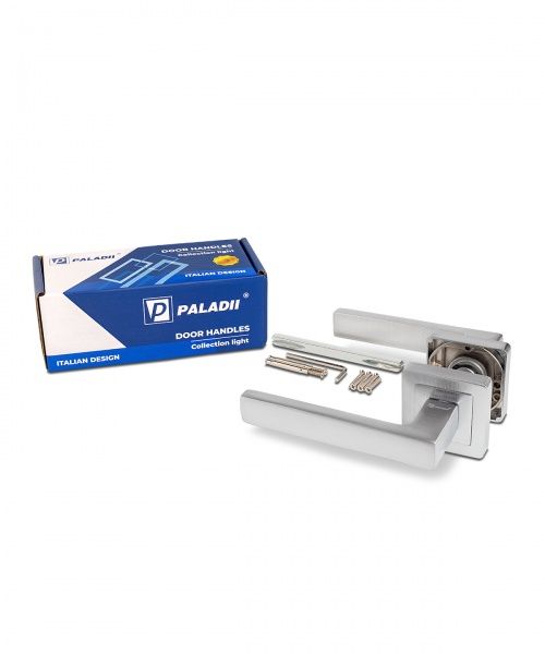 Ручка на розетці Paladii квадратна AL ЖАНЕТТА матовий хром