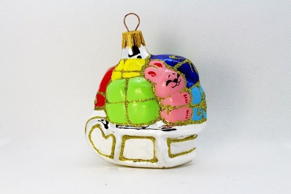 Набор елочных игрушек Новогодний 11 см 6 шт./уп. 