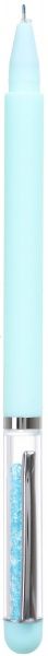 Ручка гелевая бирюзовая Сияние 
