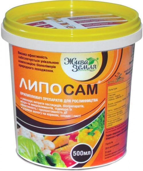 Биопрепарат Жива земля Липосам многофункциональный биоприлипатель, влагоудерживатель 500 мл