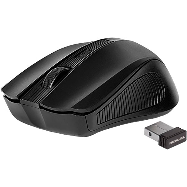 Миша Real-El RM-305 Wireless black