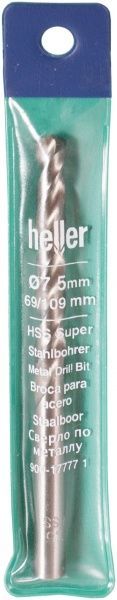 Свердло по металу Heller HSS-Super 69x109 мм 7.5 мм 17777