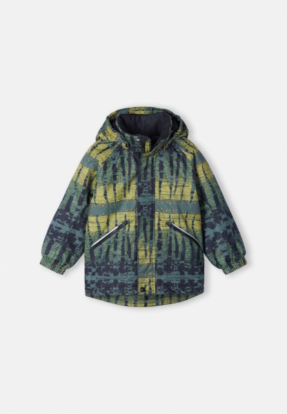 Куртка детская для мальчика Reima Reimatec Nappaa Pro+ р.110 темно-зеленый 521613A-8512 
