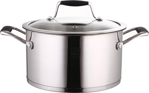 Кастрюля со стеклянной крышкой Nature 20 см 3,5 л Flamberg Premium