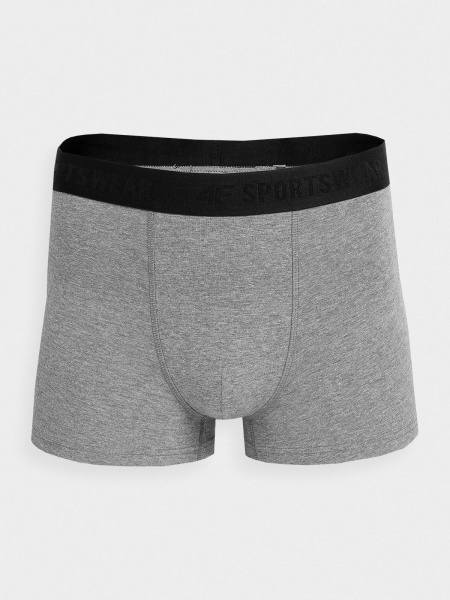 Труси 4F BOXER SHORTS M027 (2PACK) 4FAW23UBXSM027-90M р.XL сірий