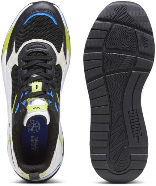 Кроссовки Puma TRINITY PUMA BLACK-PUMA WHITE-LIME SMASH 38928912 р.44 разноцветный