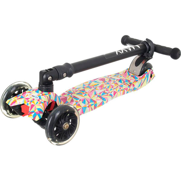 Самокат MaxxPro Maxi-898P2 чорний з малюнком