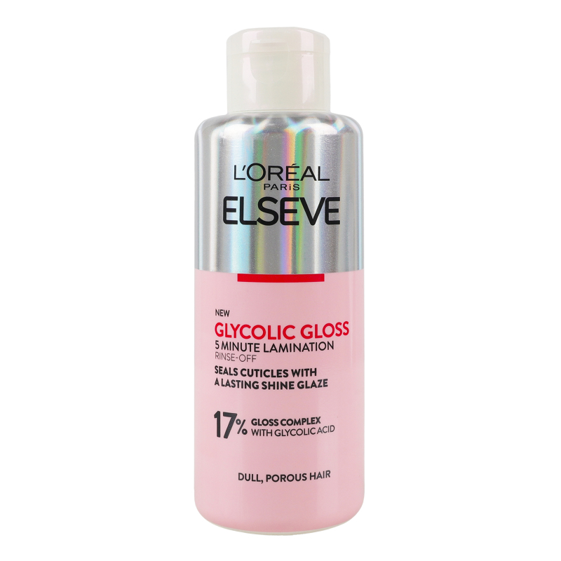 Крем Elseve Glycolic Gloss с эффектом ламинации Glycolic Gloss для придания блеска и смягчения волос 200 мл