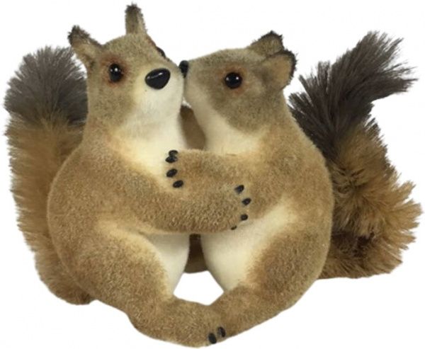 Декорація новорічна Пара білок 21х46 см EPI-B41443R-4-9 