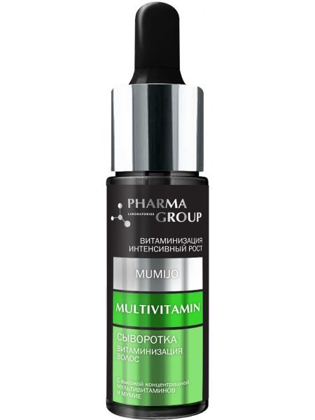 Сыворотка Pharma Group Мультивитамины + мумие витаминизация волос 14 мл 