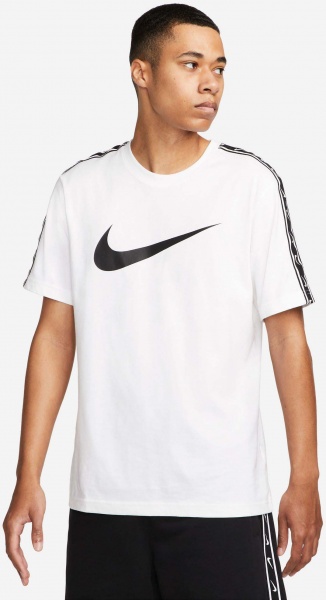 Футболка Nike REPEAT SW SS TEE DX2032-100 р.S білий