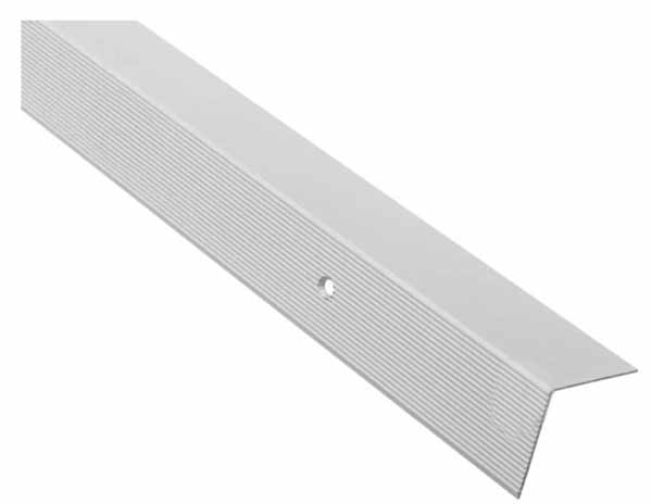 Порожек П19 King Floor профилированный с отверстиями 35х35x1800 мм серебро