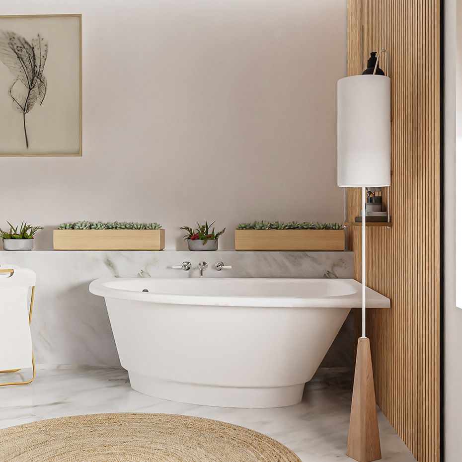 Ванна из искусственного камня Studio Stone Eden L 170х100 см