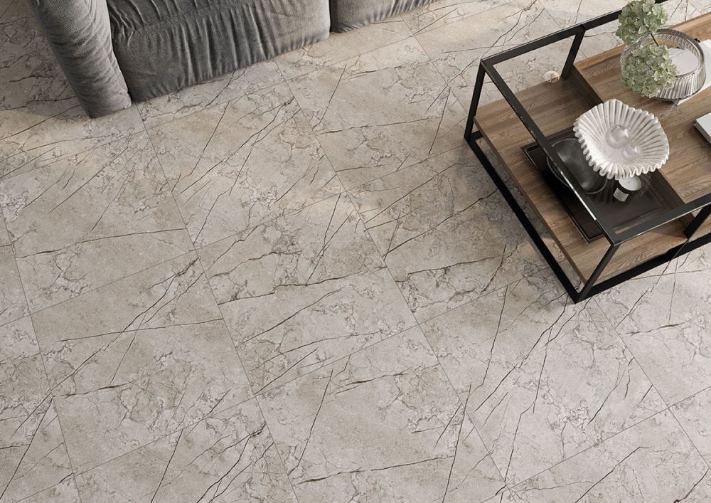 Плитка Cersanit Crestone light grey mat 59,8x59,8 см