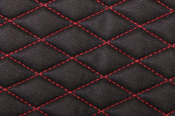 Накидка на сидіння Carfashion Palermo Plus 21763 4 шт. чорний із червоним