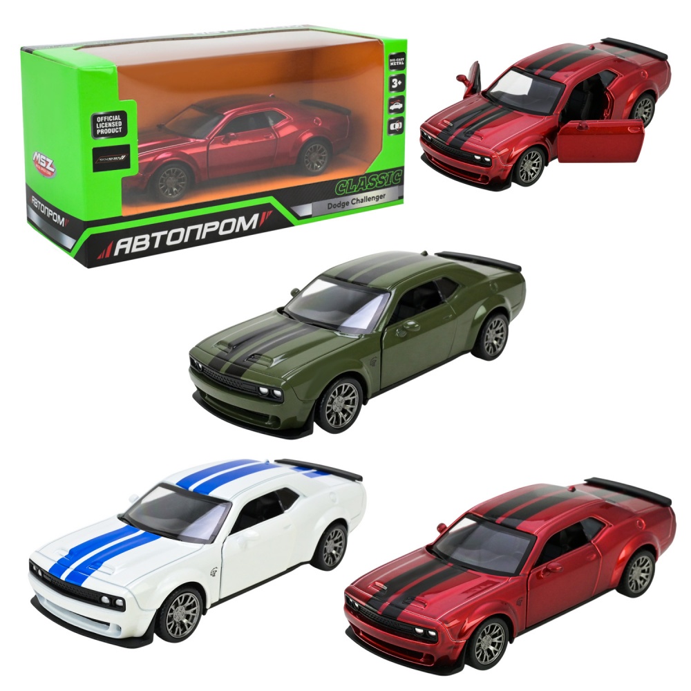Автомодель Автопром 1:32 Dodge Challenger 10008