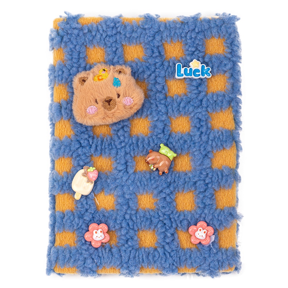 Блокнот плюшевий Forme CAPYBARA 18 А5 80 арк. KIDS Line