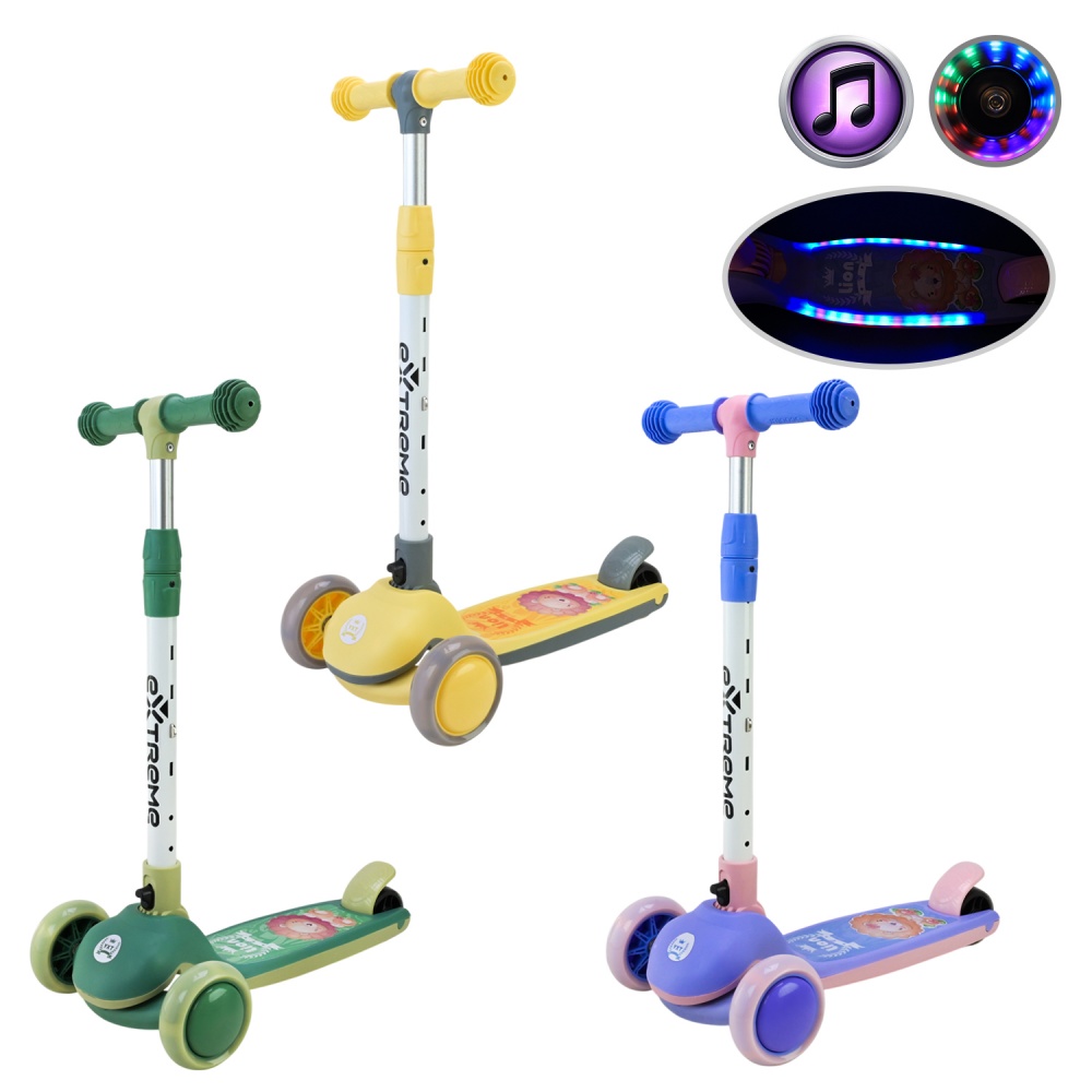 Самокат Shantou 3-колісний в асортименті SC817