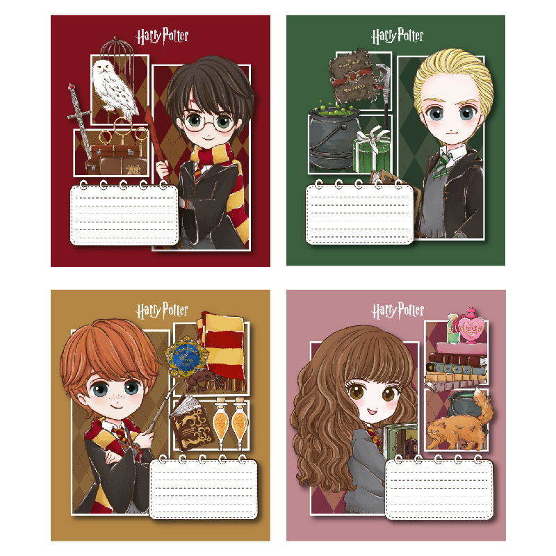 Тетрадь Harry Potter 12 лист. косая линия HP26-235 KITE — фото 1
