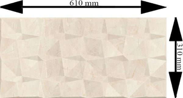 Плитка Allore Group Crema Marfil Ivory W M/STR NR Glossy 31x61 