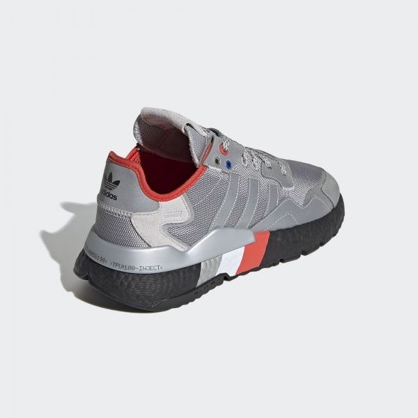 Кроссовки Adidas NITE JOGGER FV3787 р.7,5 серебряный
