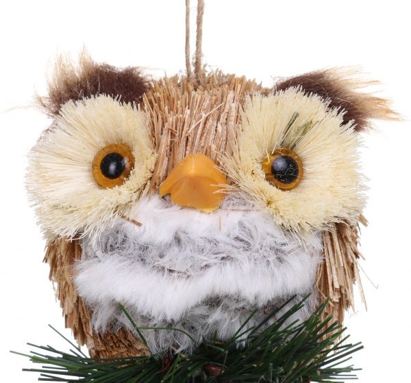 Декорація-підвіска Сова на гілці 8 см EPI-LX2018-2213 