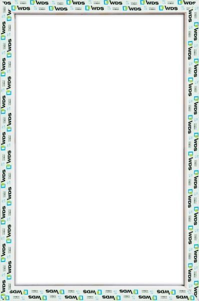 Вікно глухе WDS 5S 800x1200 мм без відкривання однокамерний склопакет 24 мм 