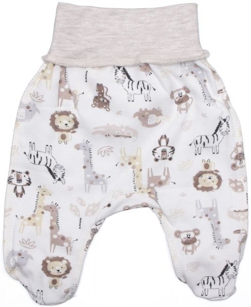 Ползунки детские Baby Veres Crazy Zoo р.50 бежево-коричневый 