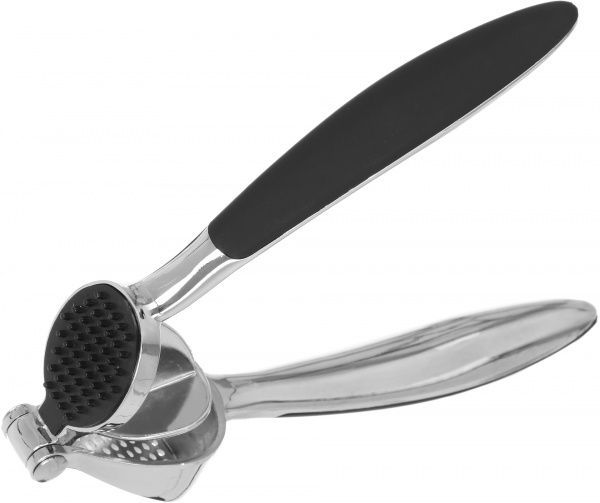 Пресс для чеснока серебристый с черным Flamberg