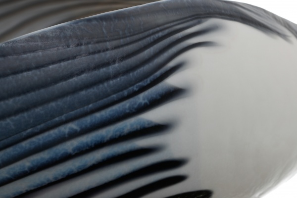 Фруктовница Yalos Murano ANDALUSIA 19 см слоновая кость с черной филигранью 