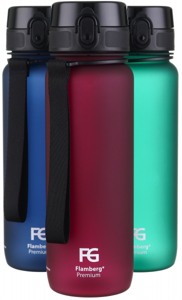 Бутылка для воды City 800 мл синяя Flamberg Premium