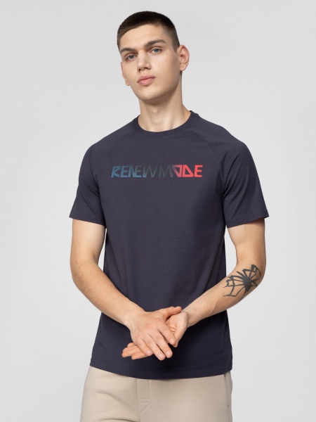 Футболка 4F 4FSS22TTSHM242-50S р.S фиолетовый