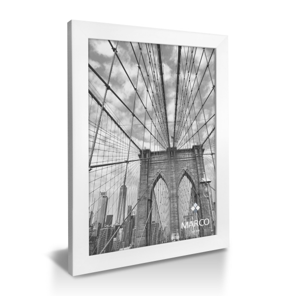 Рамка для фотографії зі склом MARCO decor 2216 1 фото 30х40 см білий 