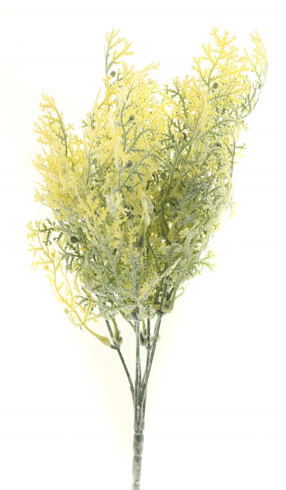 Рослина штучна ялівець гілка 37 см жовта A5-04551