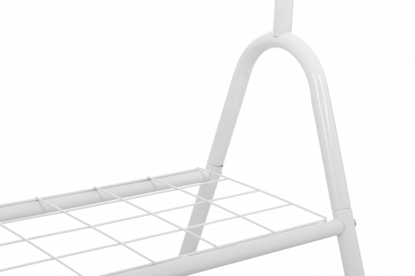 Держатель для одежды PROзапас 1530x800x370 мм одинарный с полкой белый