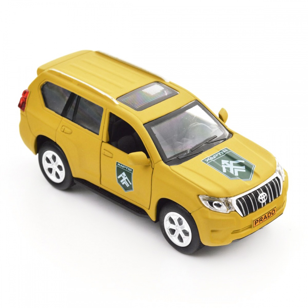 Автомодель TechnoDrive 1:32 серии Шевроны Героев Toyota Prado Хартия KM6188