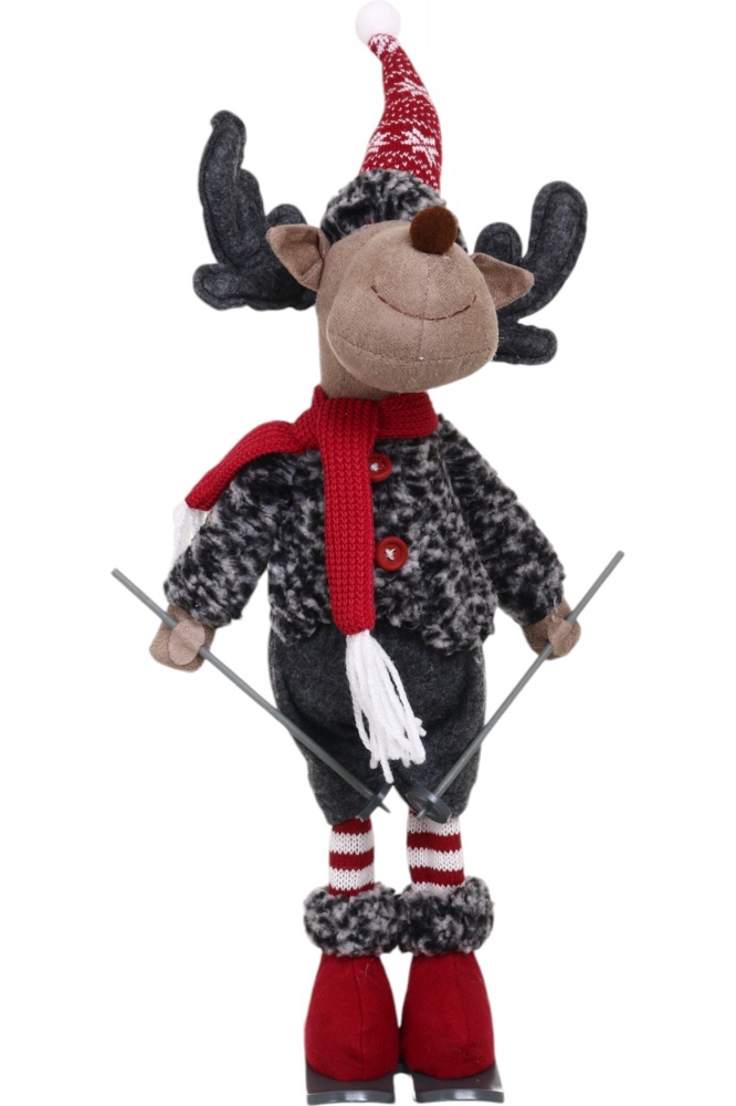 Декорация новогодняя Лось который стоит в ассортименте AH240748AB 56 см