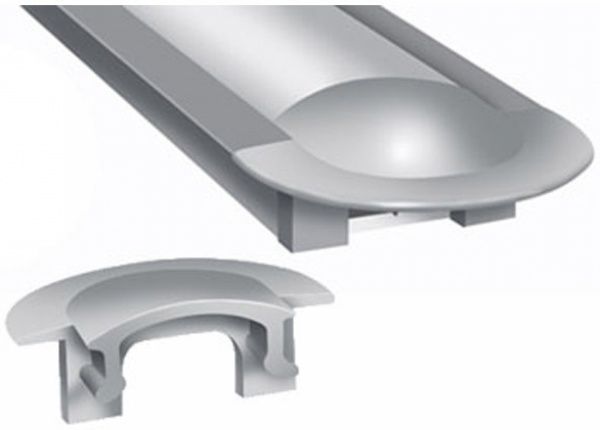 Комплект для LED-ленты LP врезной профиль+ прозрачный рассеиватель ЛПВ12-РП 100 см 