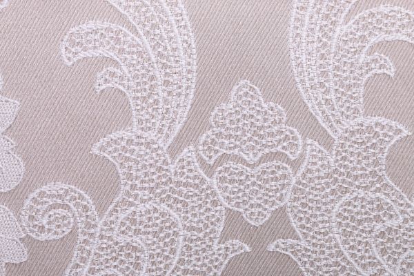 Штора Yarn-Dyed Жаккард 150х275 см вензель тауп UP! (Underprice)