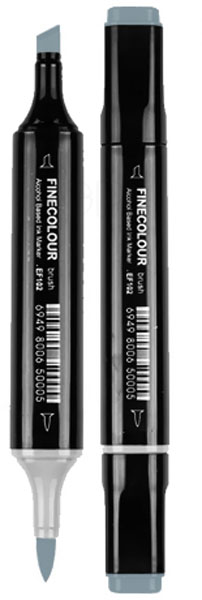 Маркер спиртовий FINECOLOUR EF102-88 сіро-синій №7 