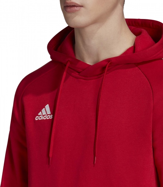 Джемпер Adidas CORE18 HOODY CV3337 р. XL червоний